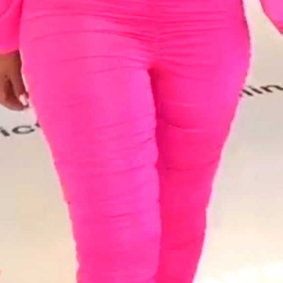 Deep V Jumpsuit - Picture 3 of 3